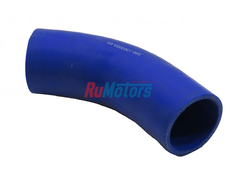 Патрубок радиатора силиконовый (синий) 500-1303025-01С